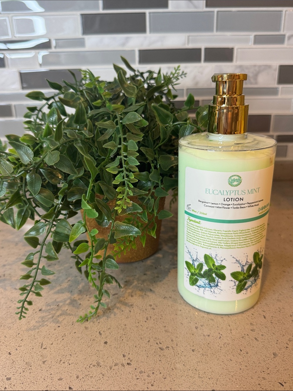 DILLPICKY EUCALYPTUS MINT LOTION